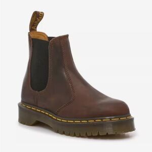 Brown Leather Dr. Marten Chelsea Boots